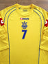 2005/06 Ukraine Home Long Sleeve Football Shirt Shevchenko #7