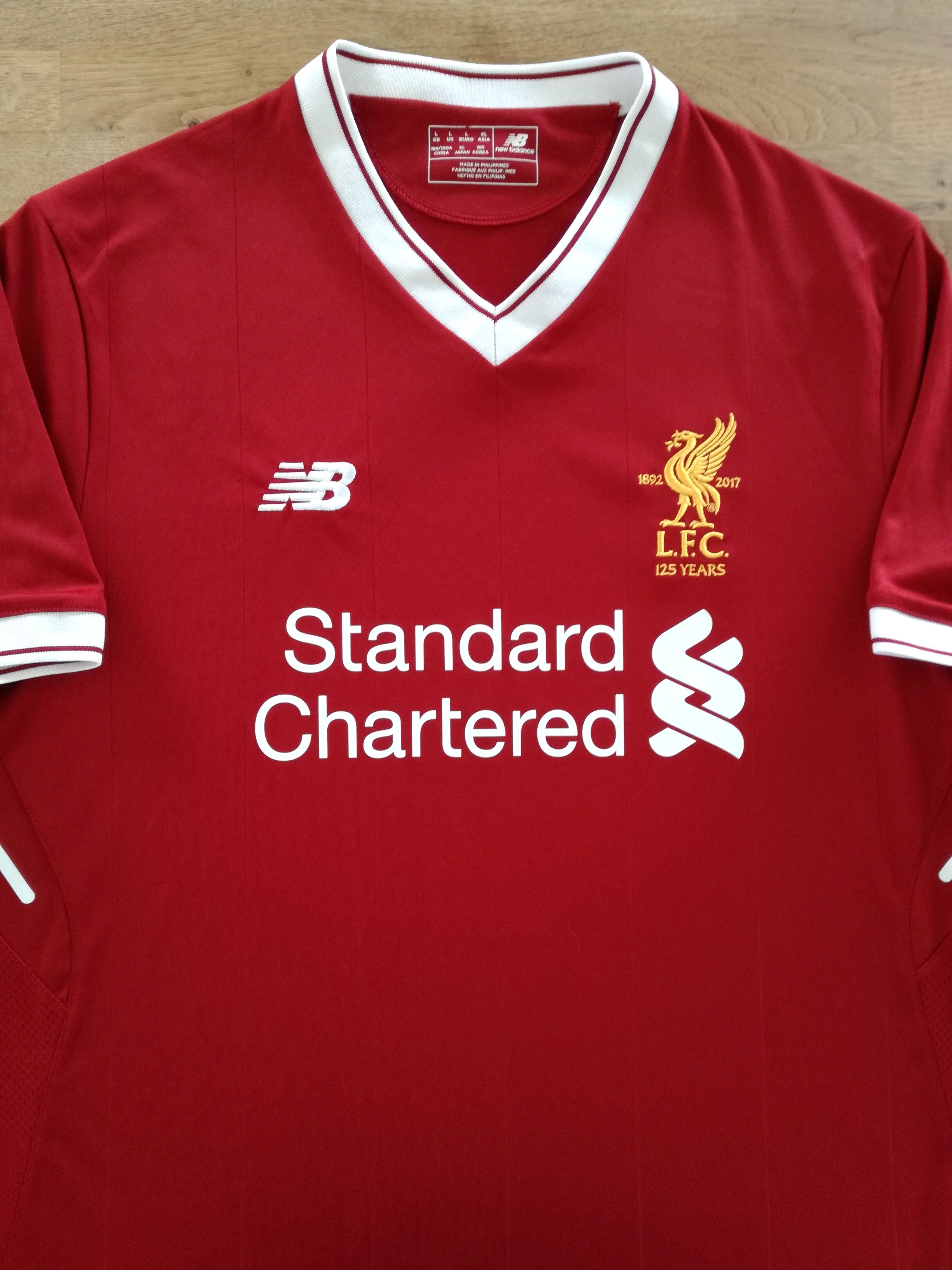 2017/18 Liverpool Home '125 Years' Football Shirt