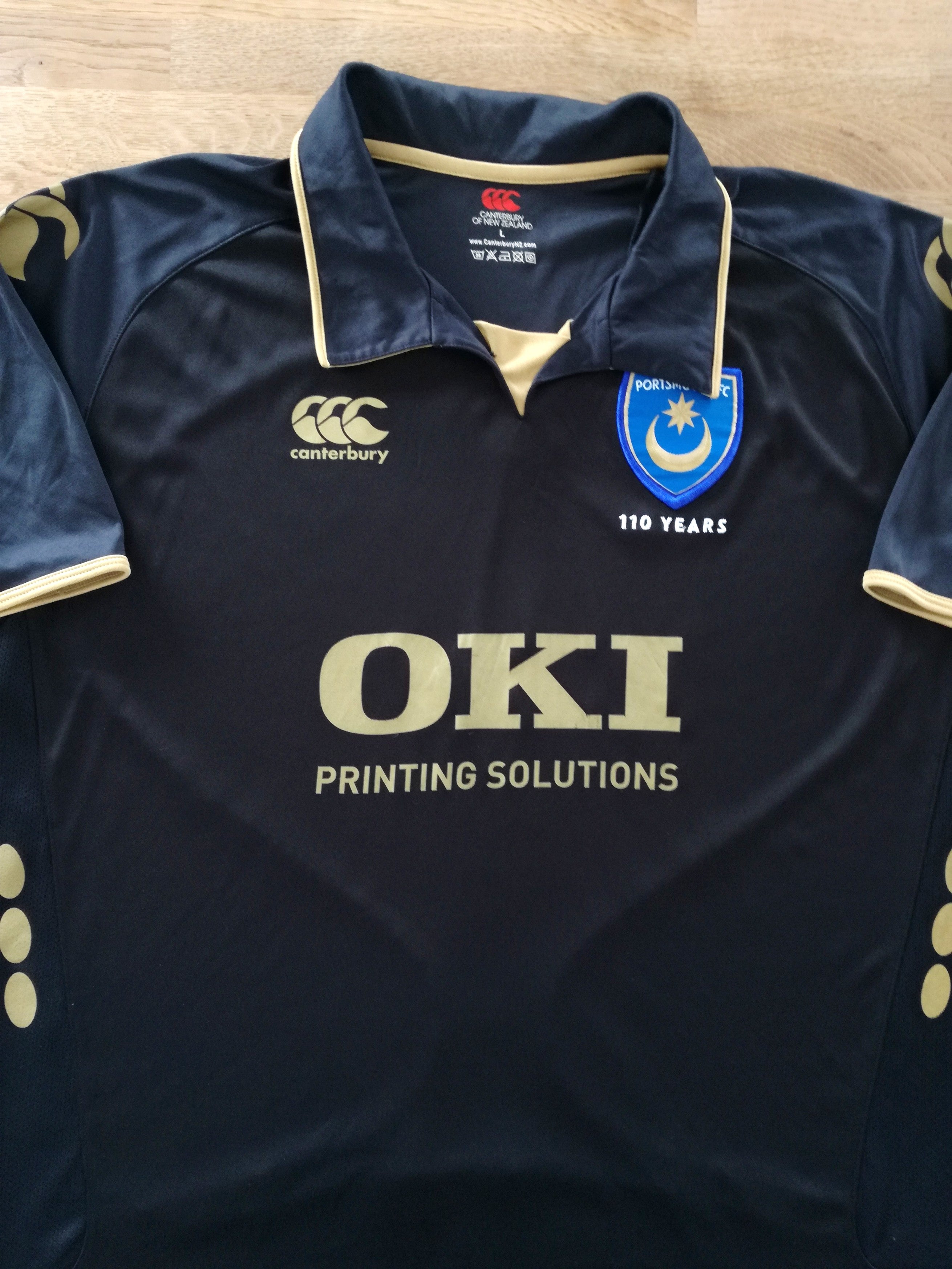 2008/09 Portsmouth '110 Year Anniversary' Away Football Shirt
