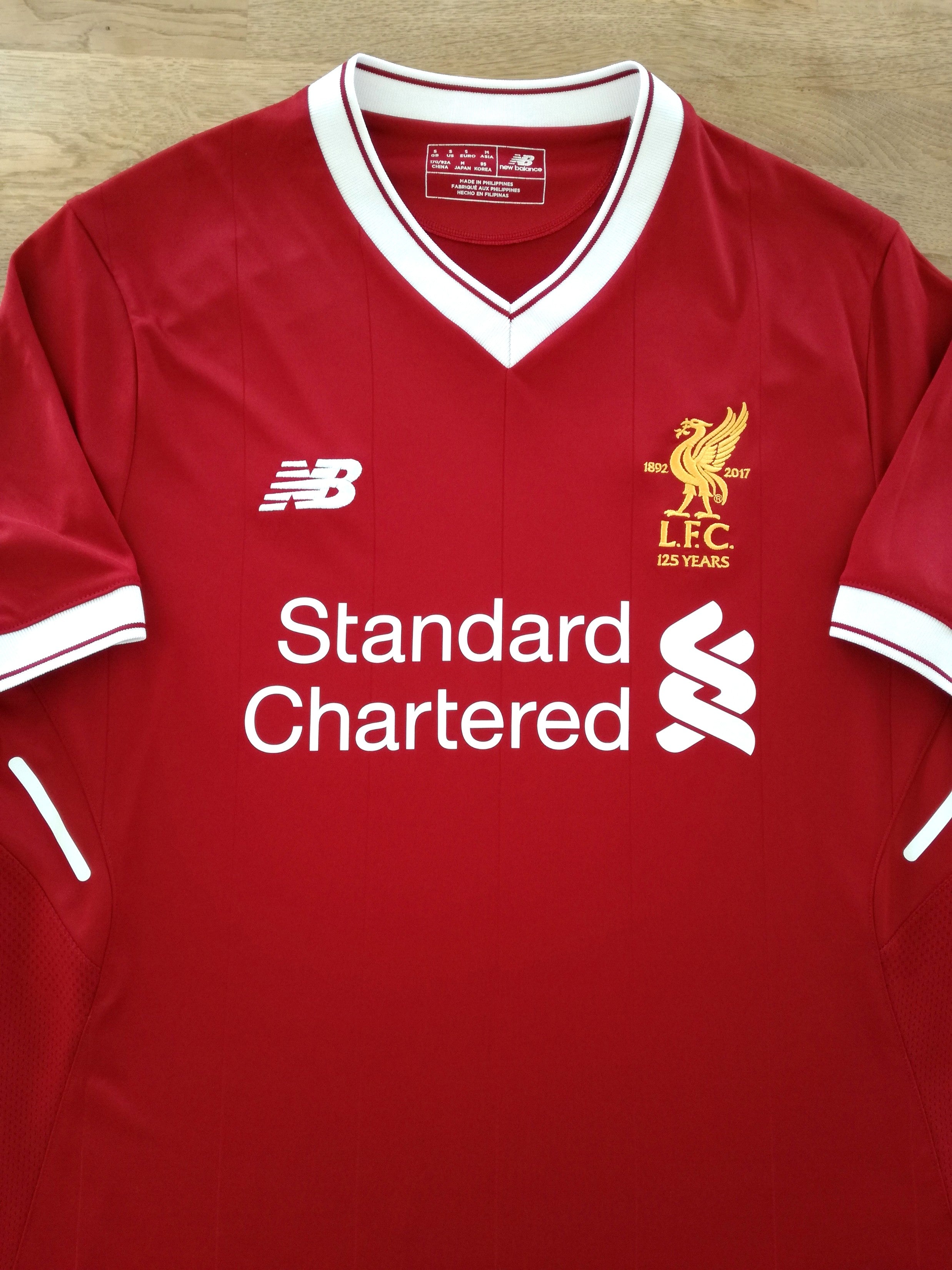 2017/18 Liverpool Home '125 Years' Football Shirt