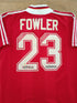 1995/96 Liverpool Home Football Shirt Fowler #23