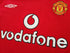 2000/01 Man Utd Home Premier League Football Shirt Keane #16 (L)