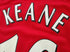 2000/01 Man Utd Home Premier League Football Shirt Keane #16 (L)