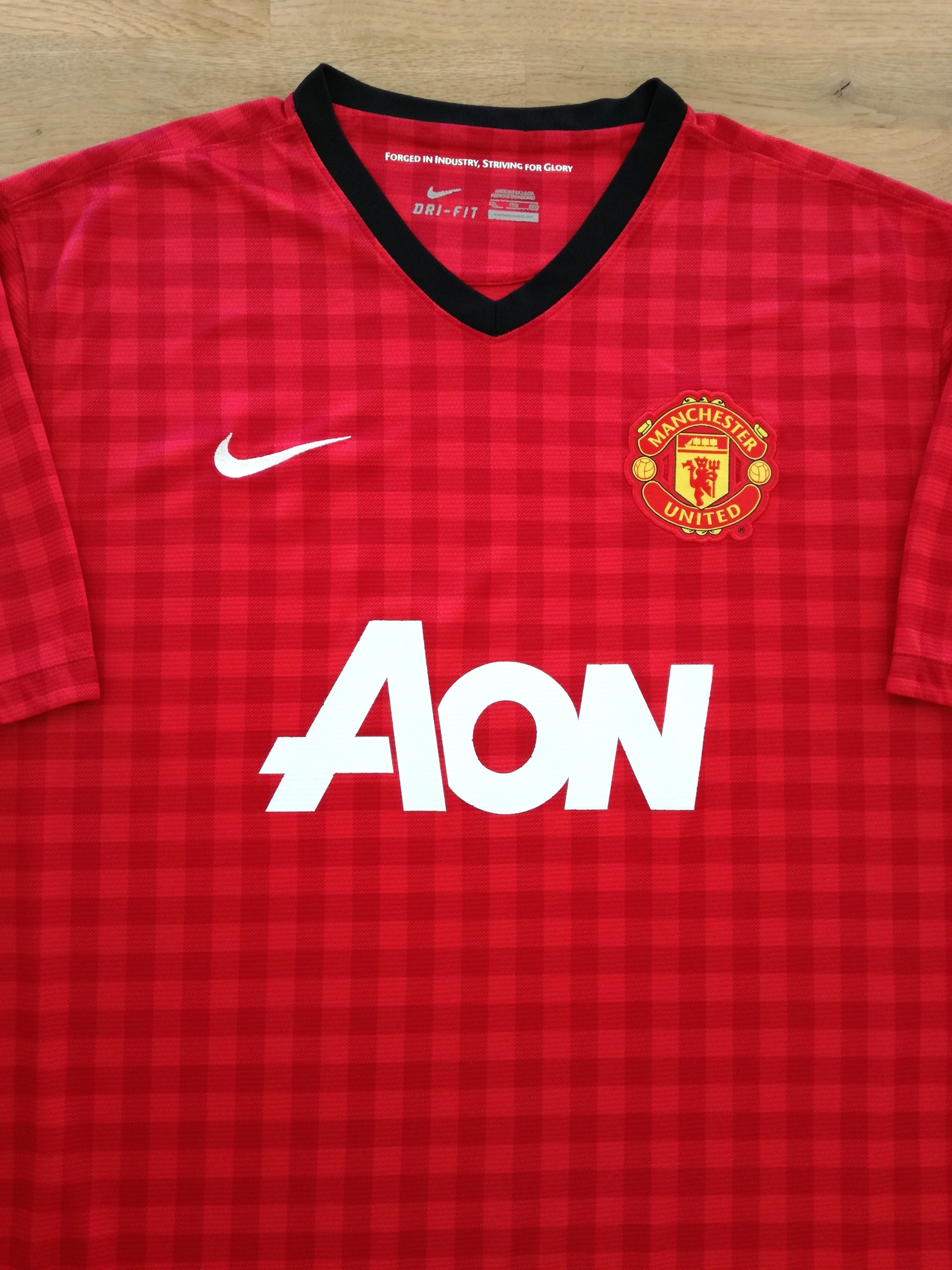 2012/13 Man Utd Home Football Shirt
