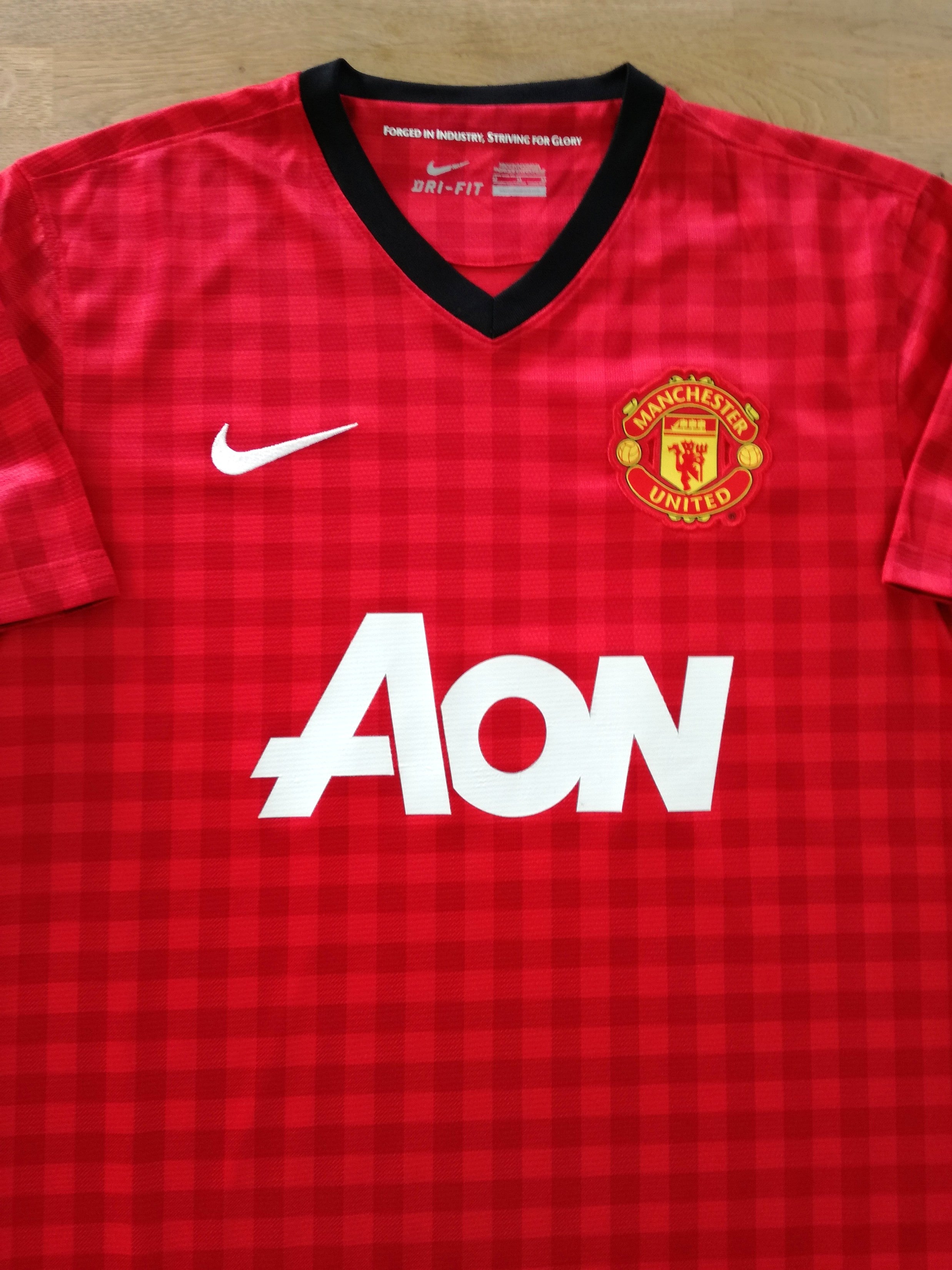 2012/13 Man Utd Home Football Shirt