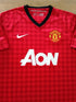 2012/13 Man Utd Home Football Shirt