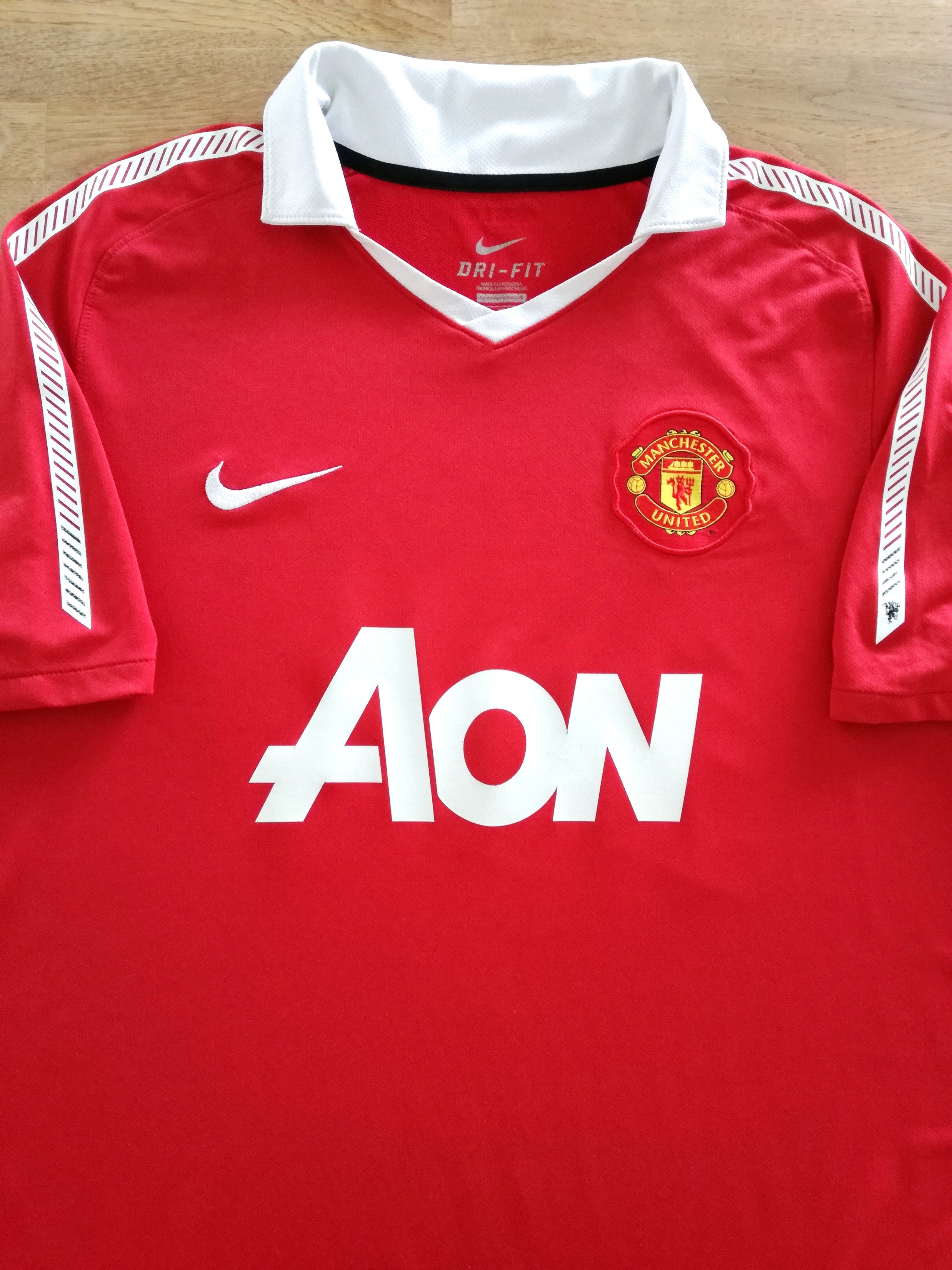 2010/11 Man Utd Home Football Shirt