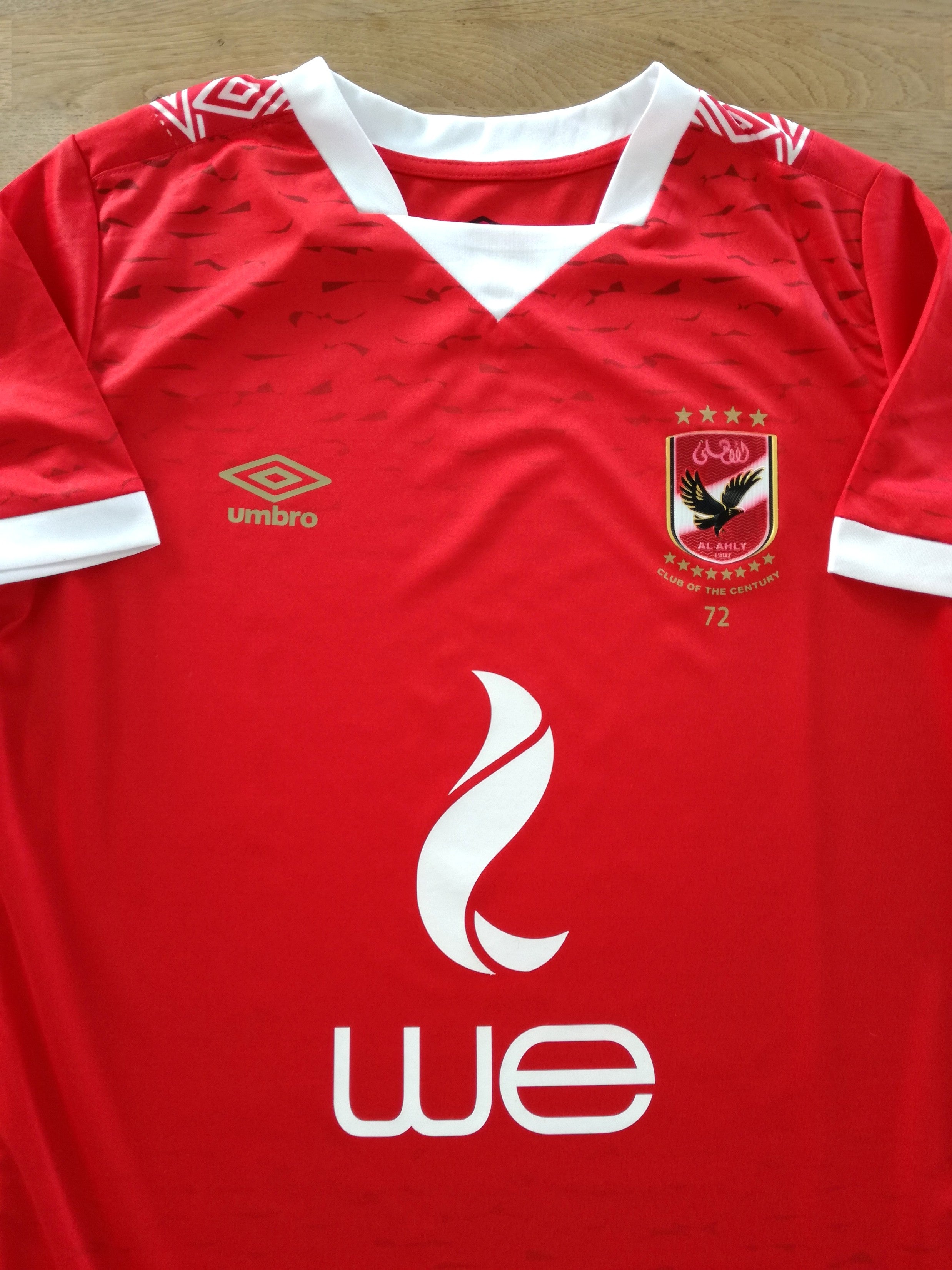 2021/22 Al Ahly Home Football Shirt