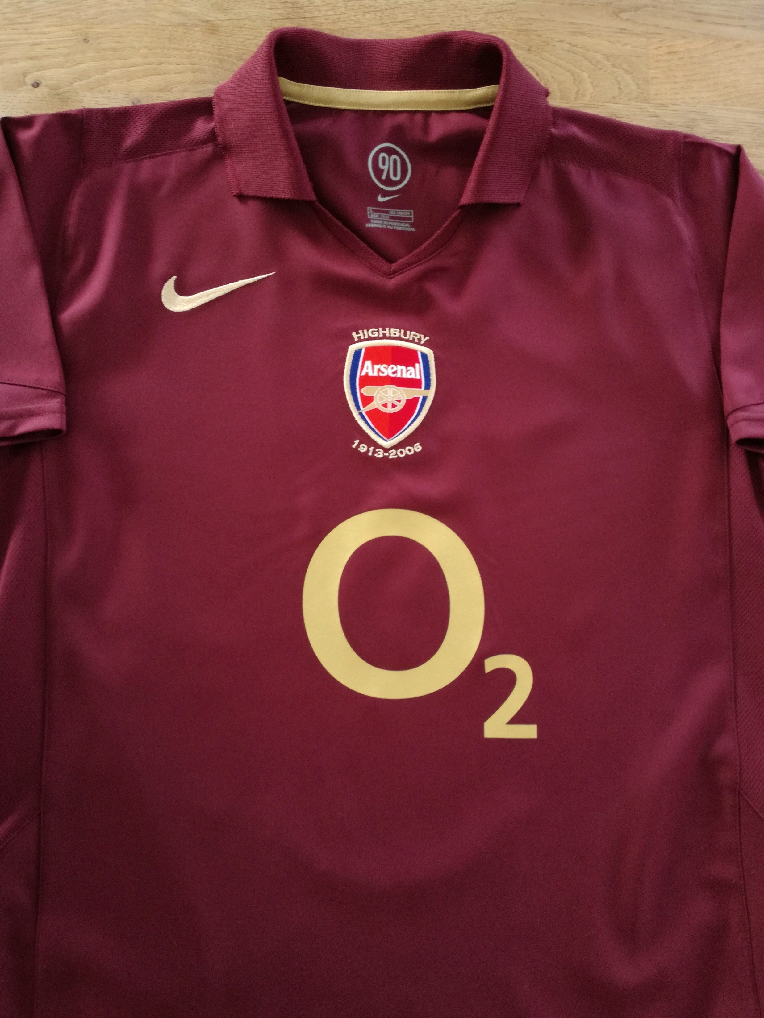2005/06 Arsenal Home Football Shirt (Kids)