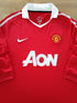 2010/11 Man Utd Home Long Sleeve Football Shirt