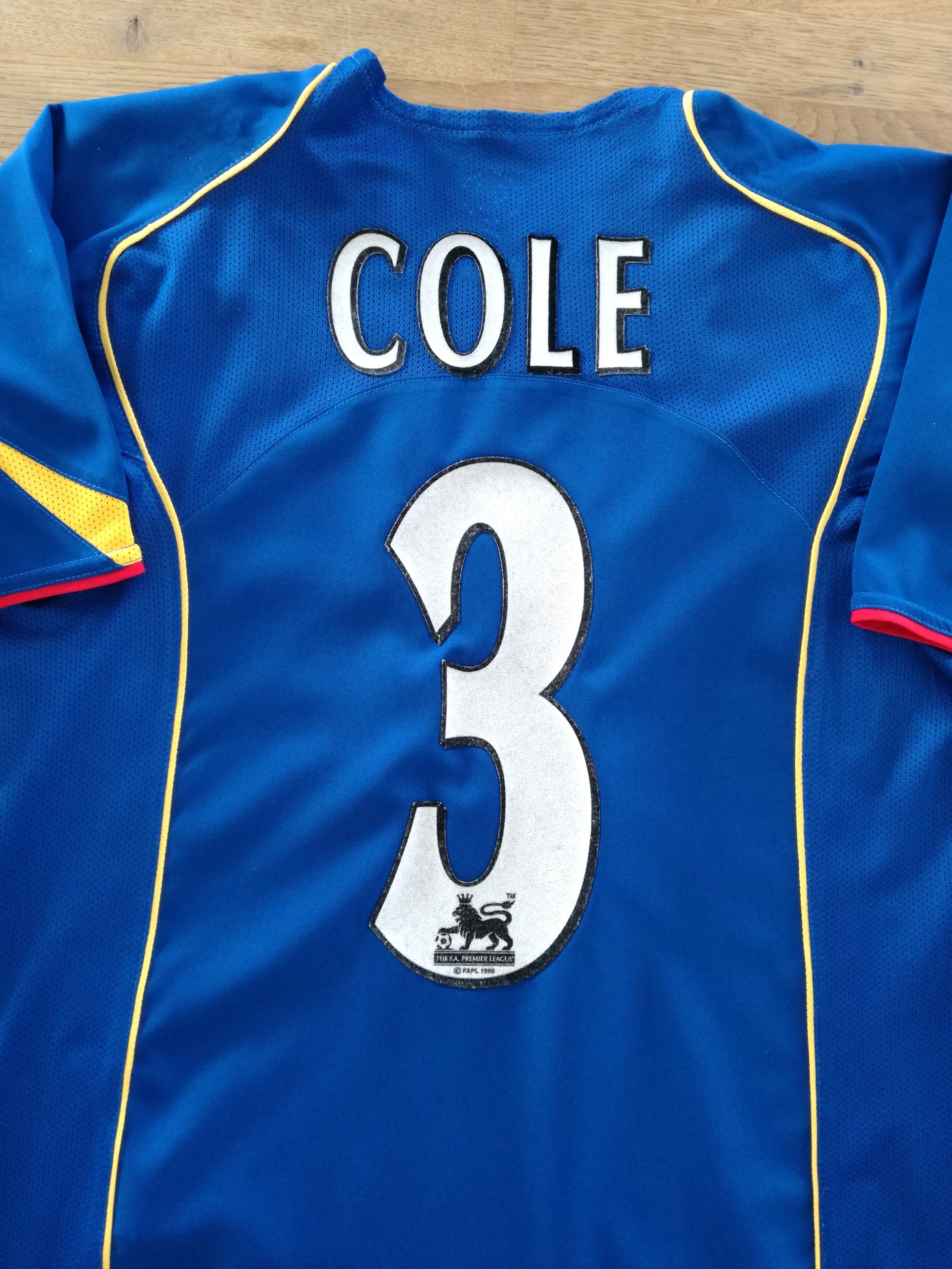 2004/05 Arsenal Away Premier League Football Shirt Cole #3