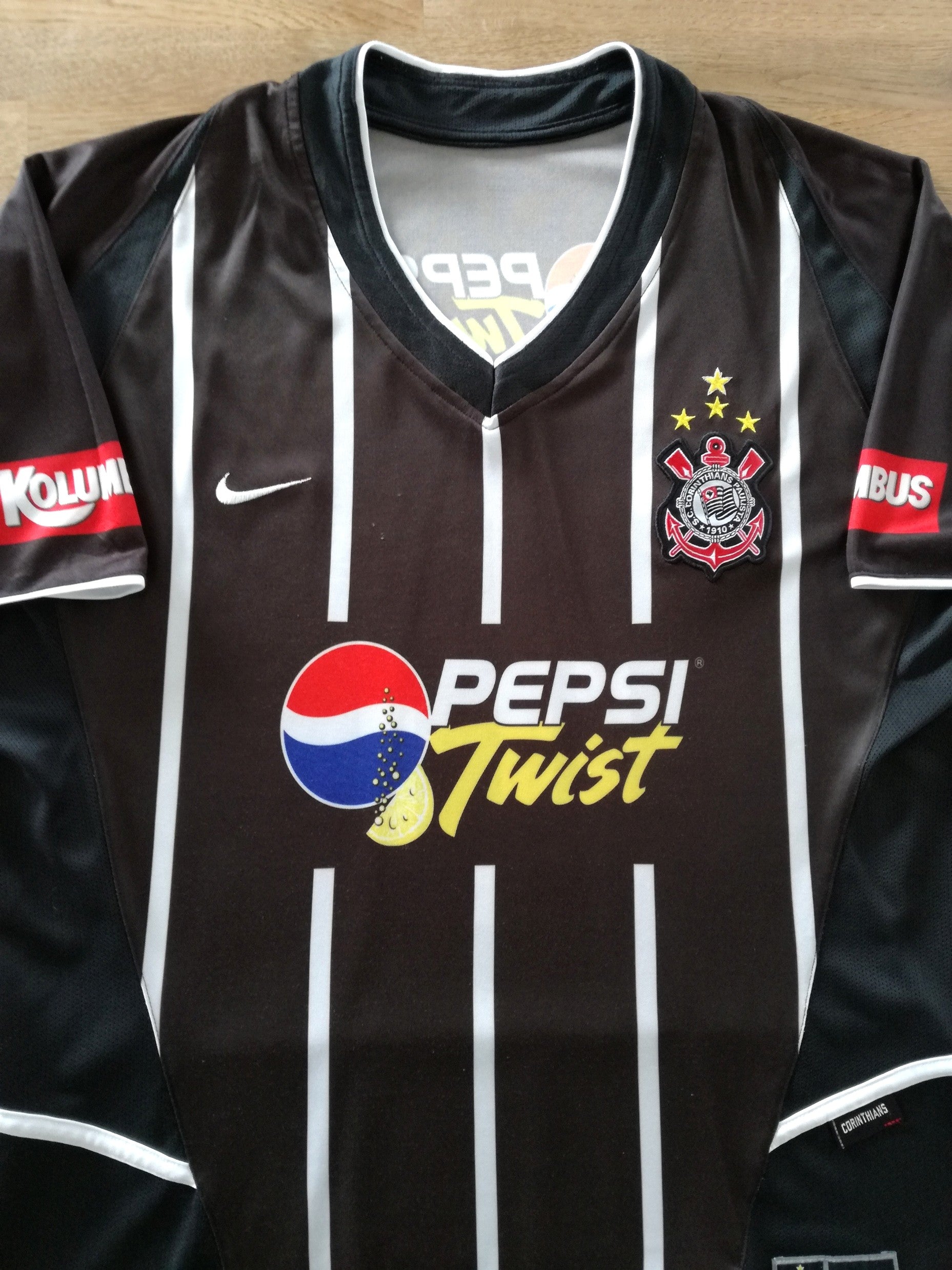 2003 Corinthians Away Football Shirt