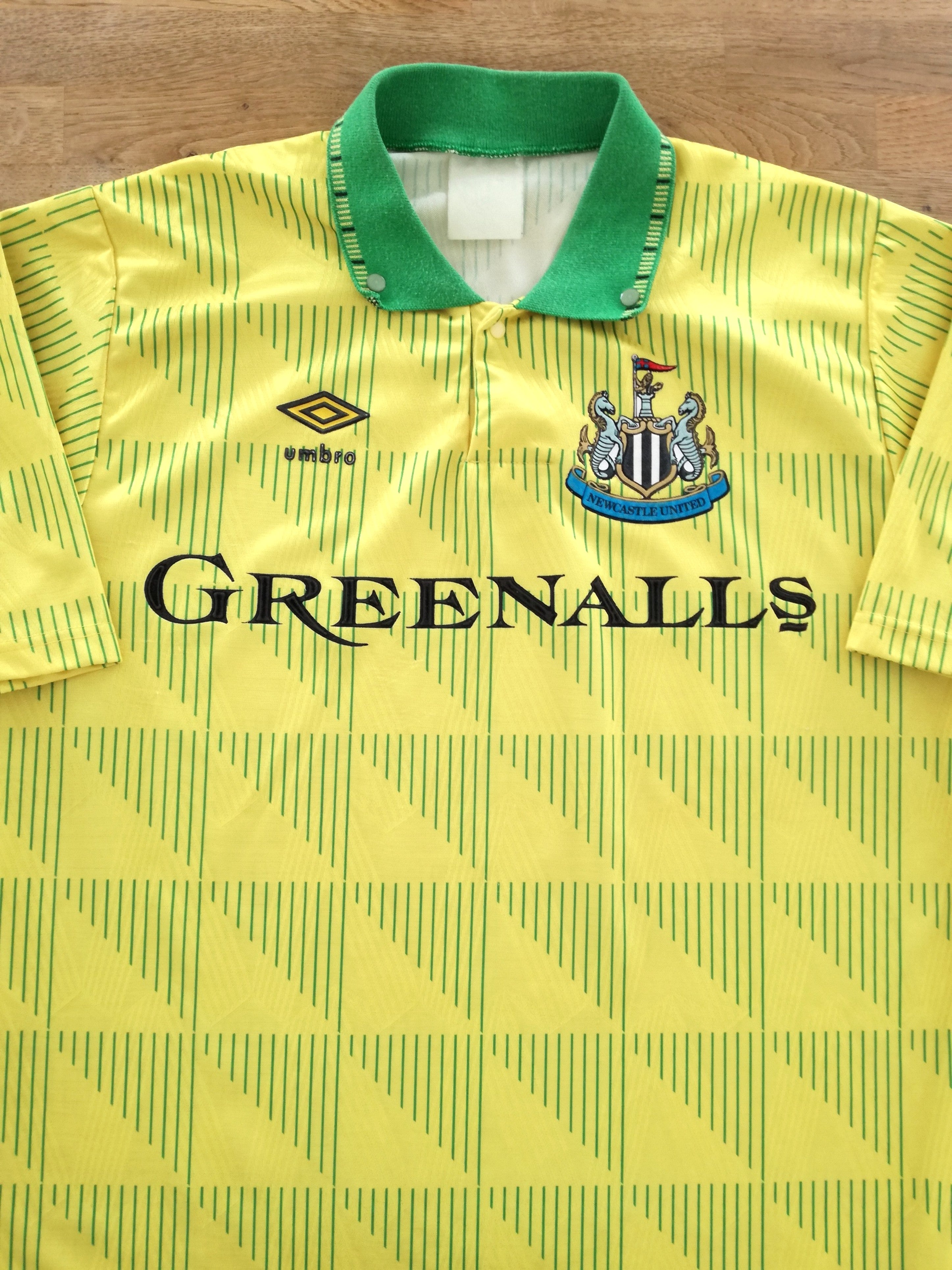 1990/91 Newcastle United Away Football Shirt