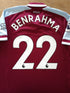 2021/22 West Ham Home Premier League Football Shirt Benrahma #22