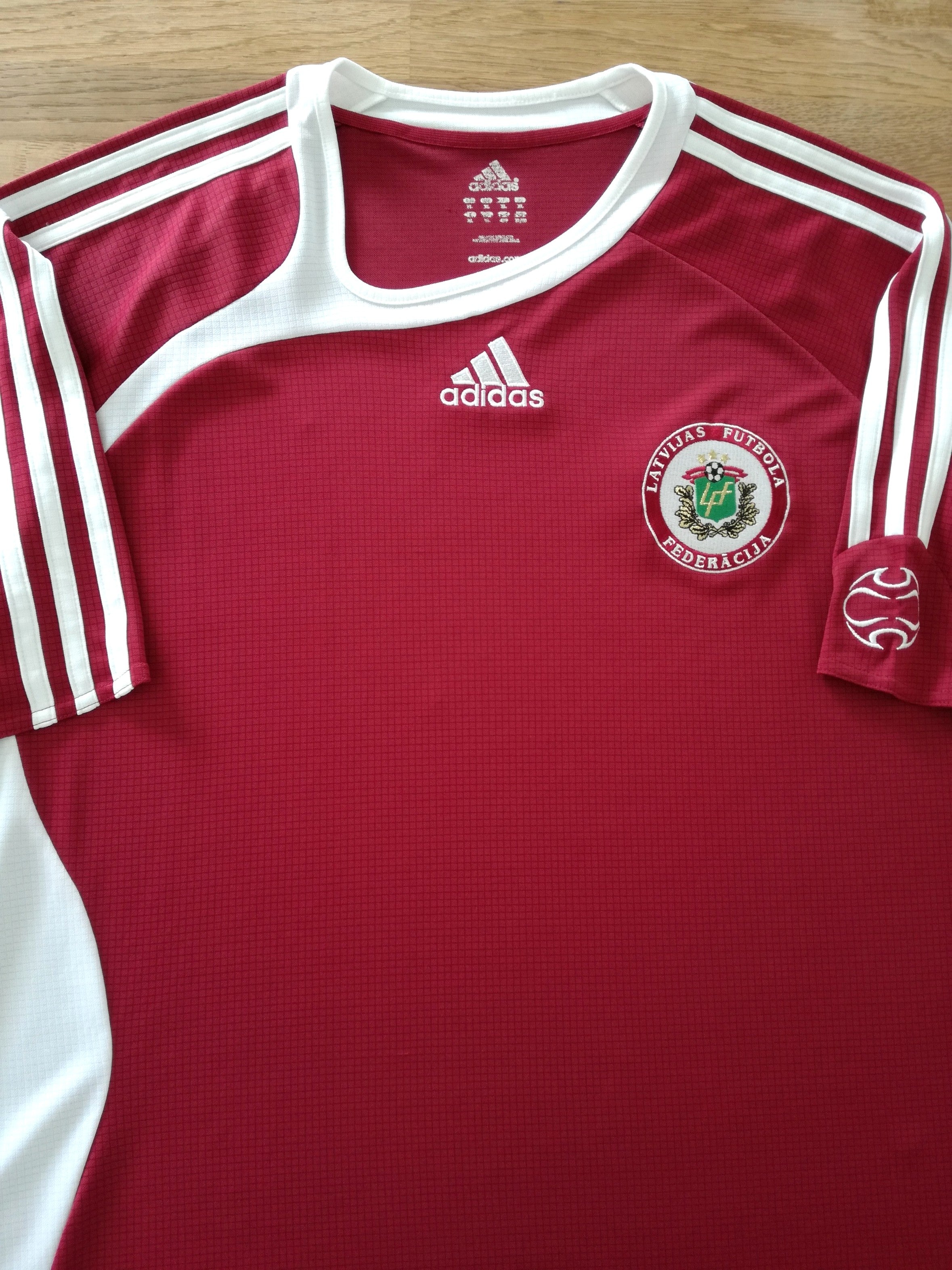 2006/07 Latvia Home Football Shirt