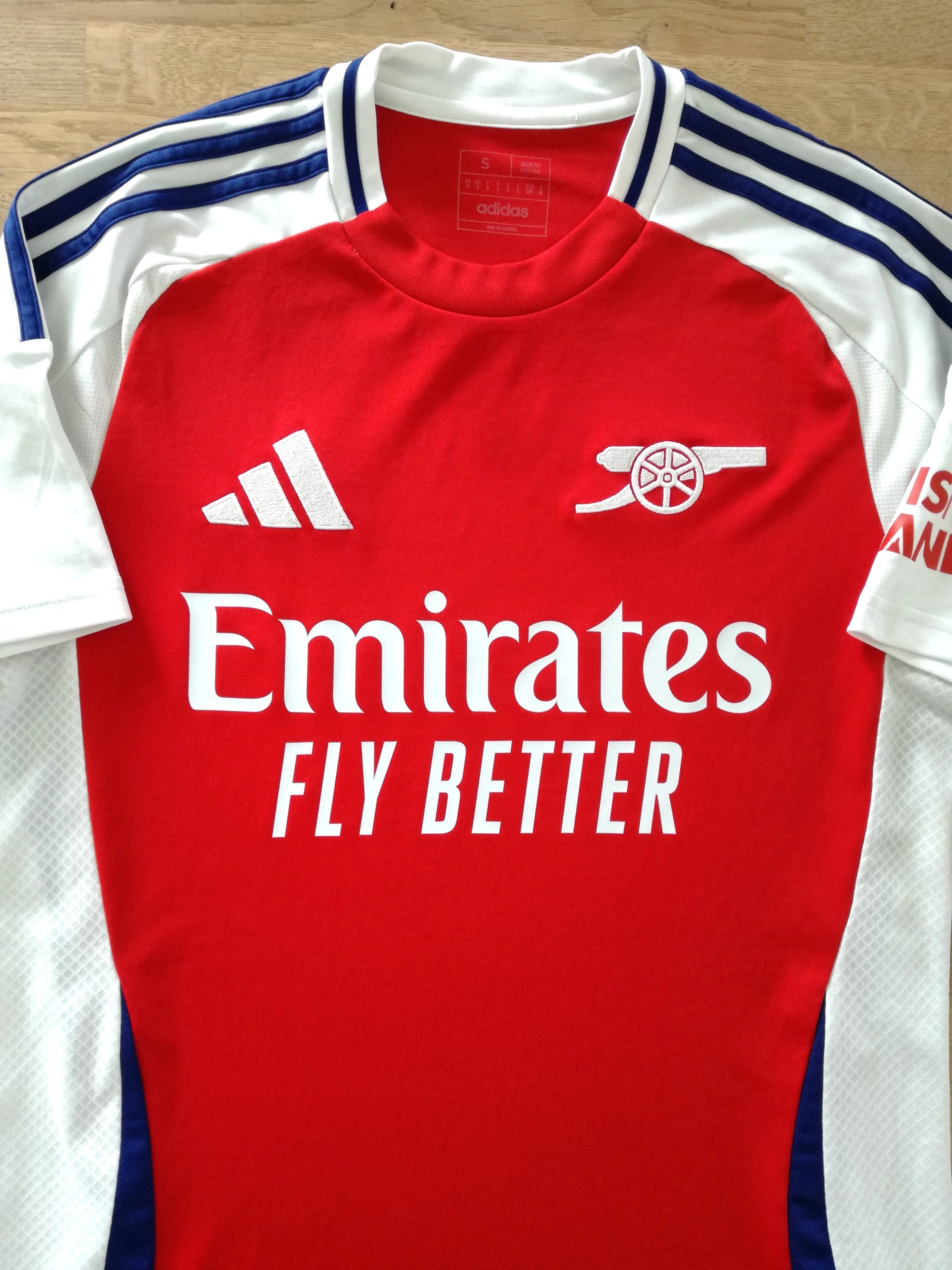 2024/25 Arsenal Home Football Shirt