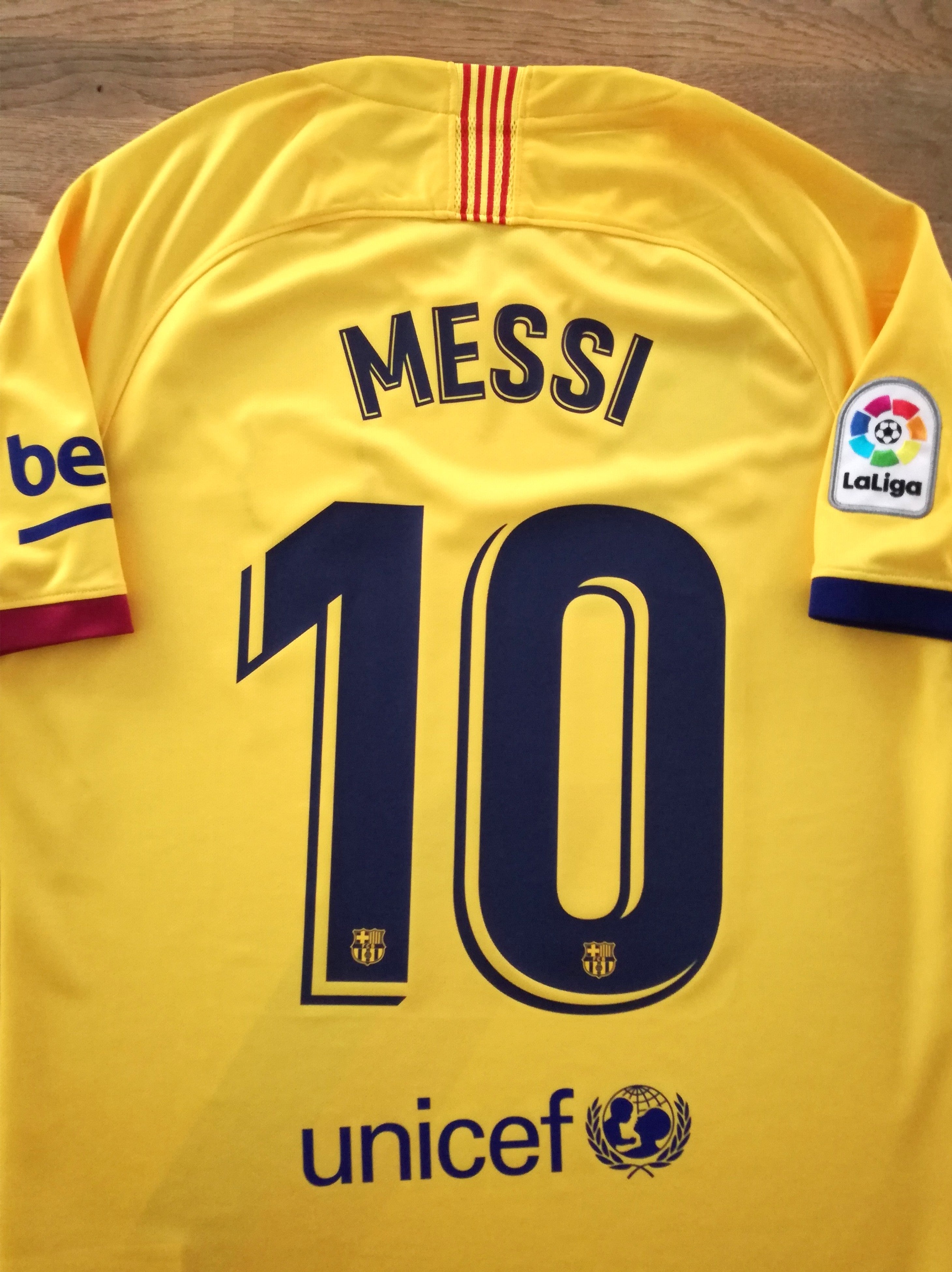 2019/20 Barcelona Away La Liga Football Shirt Messi #10