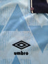 1989/90 Man City Home Football Shirt (S)