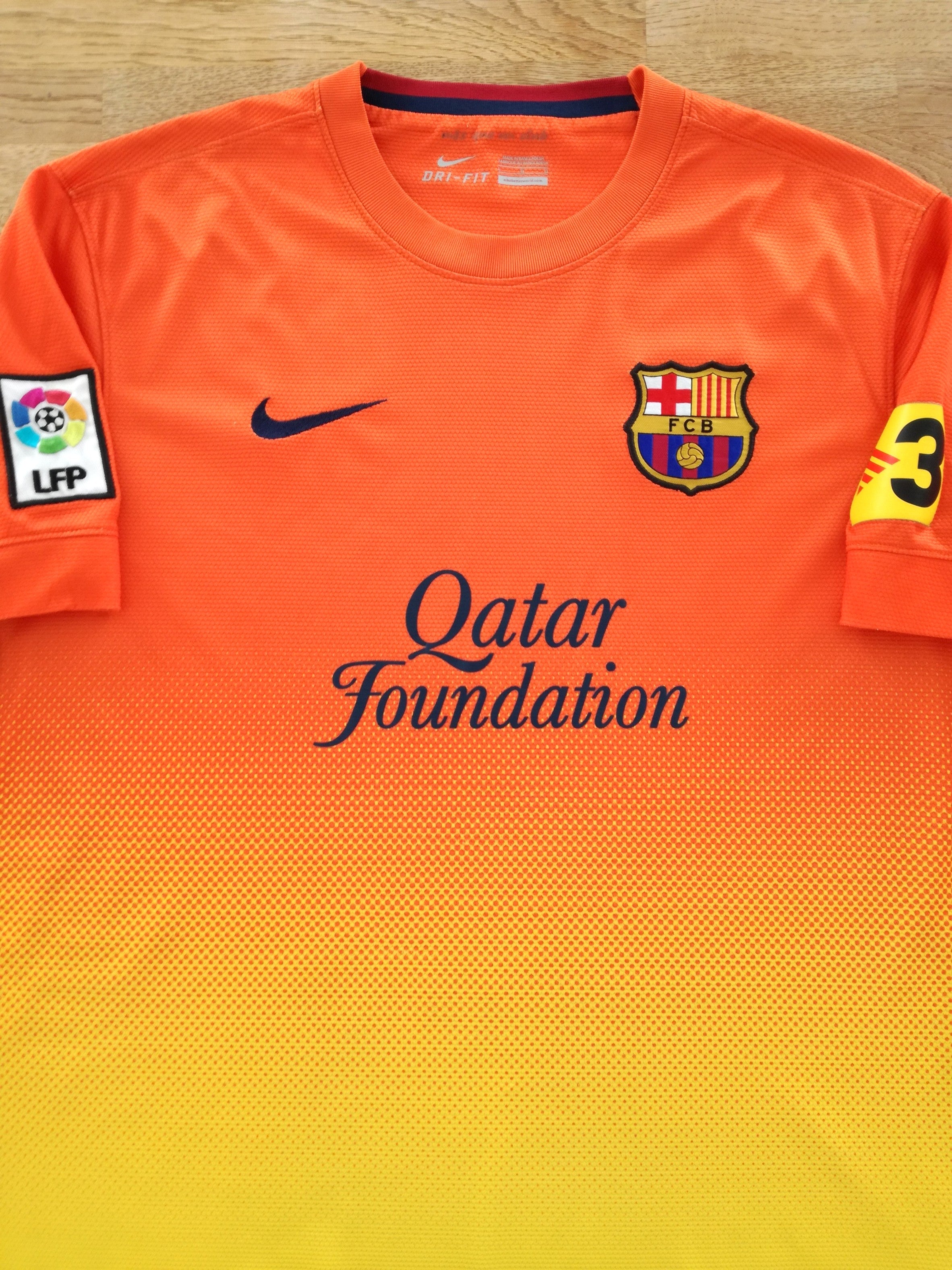 2012/13 Barcelona Away La Liga Football Shirt