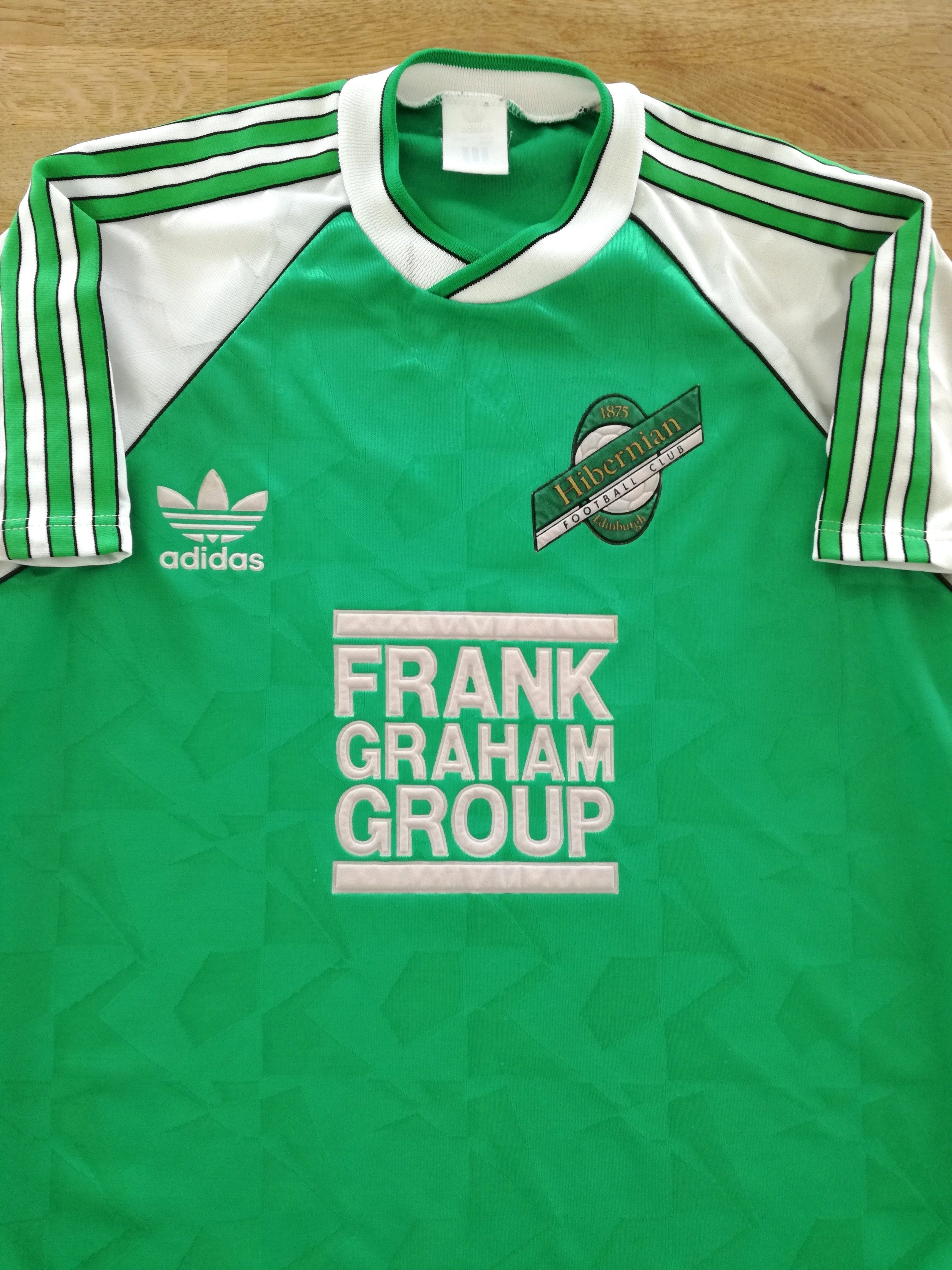1989/90 Hibernian Home Football Shirt