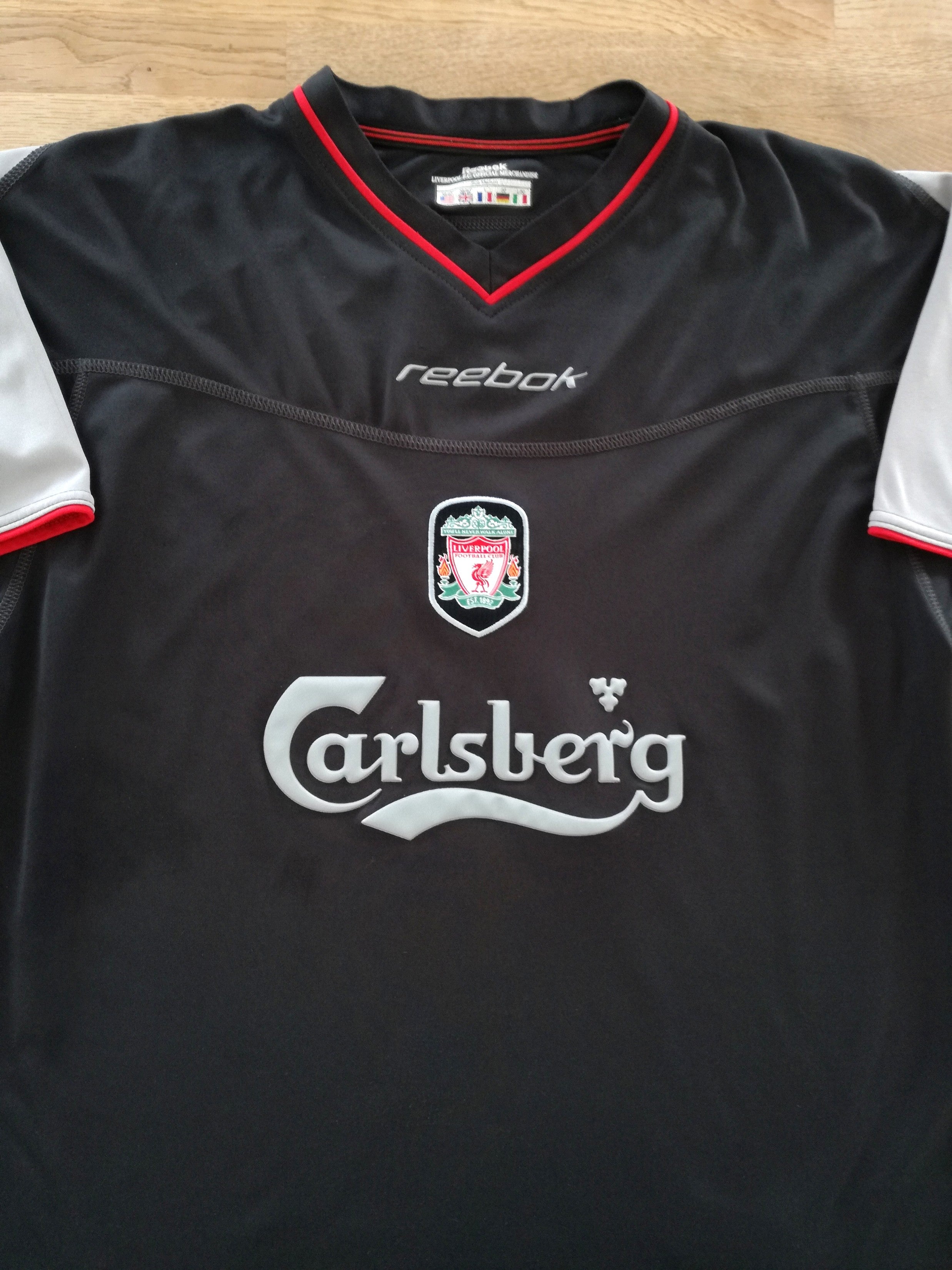 2002/03 Liverpool Away Football Shirt