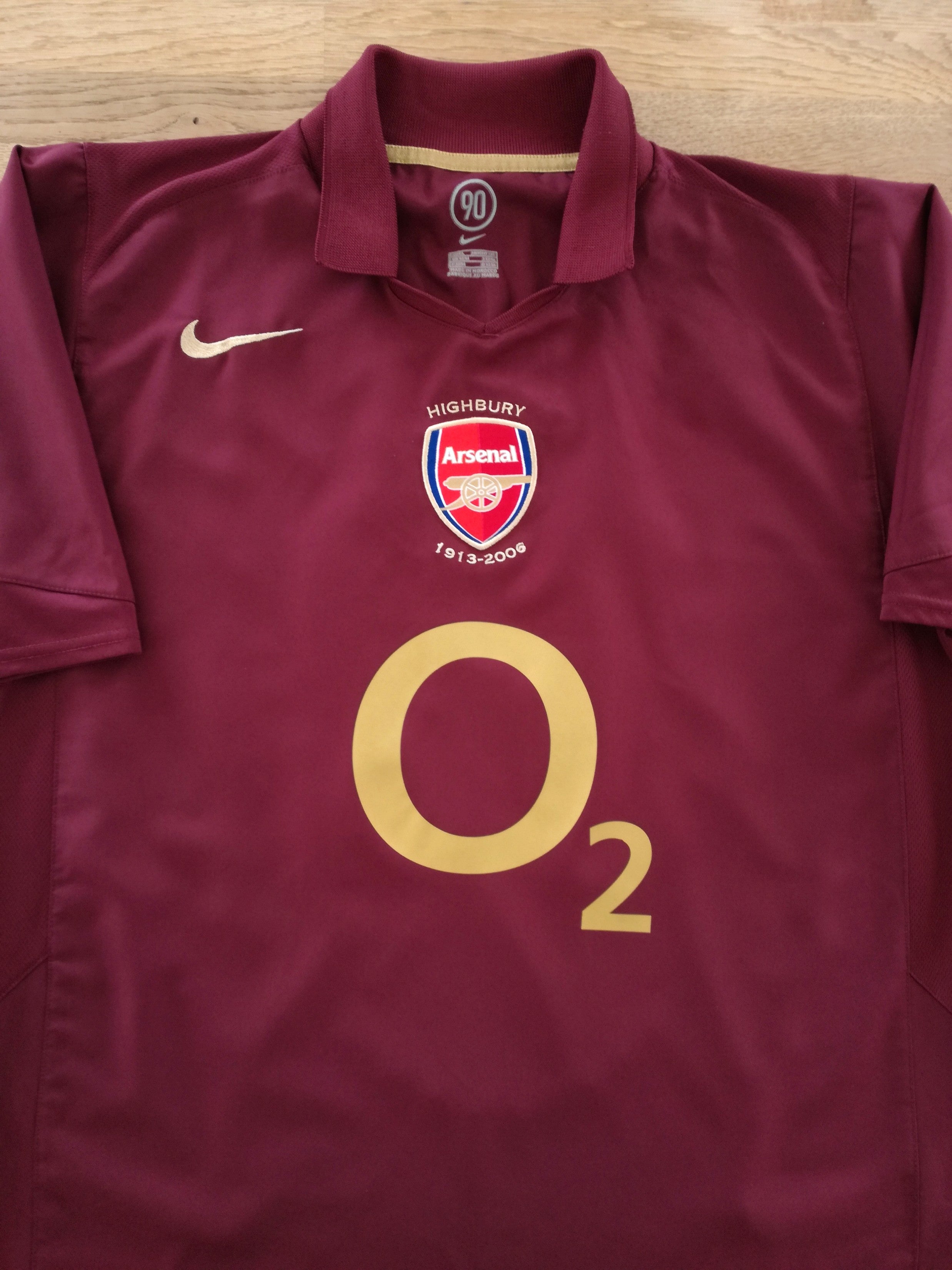 2005/06 Arsenal Home Football Shirt