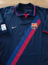 2002/03 Barcelona Away La Liga Football Shirt