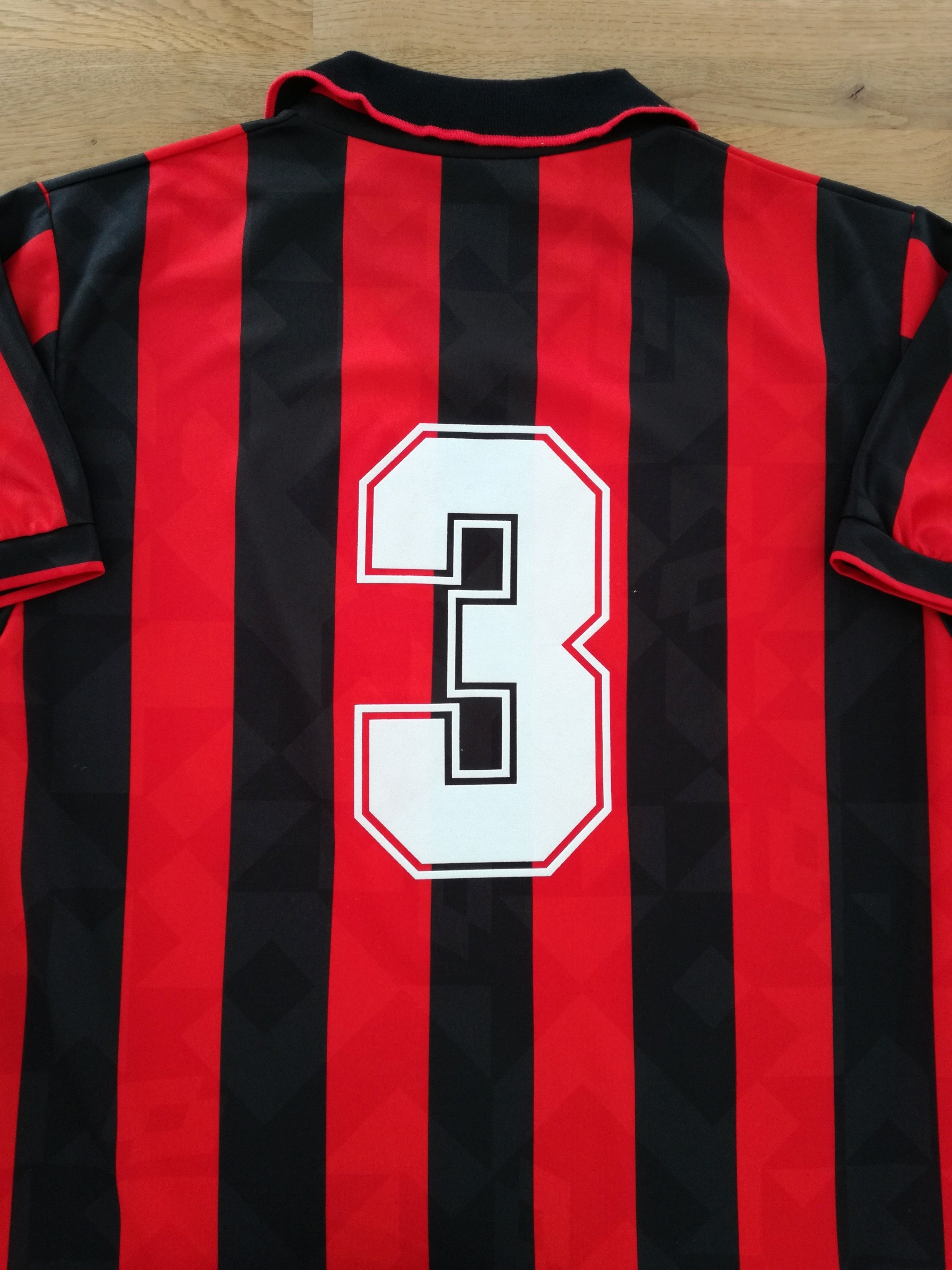 1994/95 AC Milan Home Football Shirt (Maldini) #3