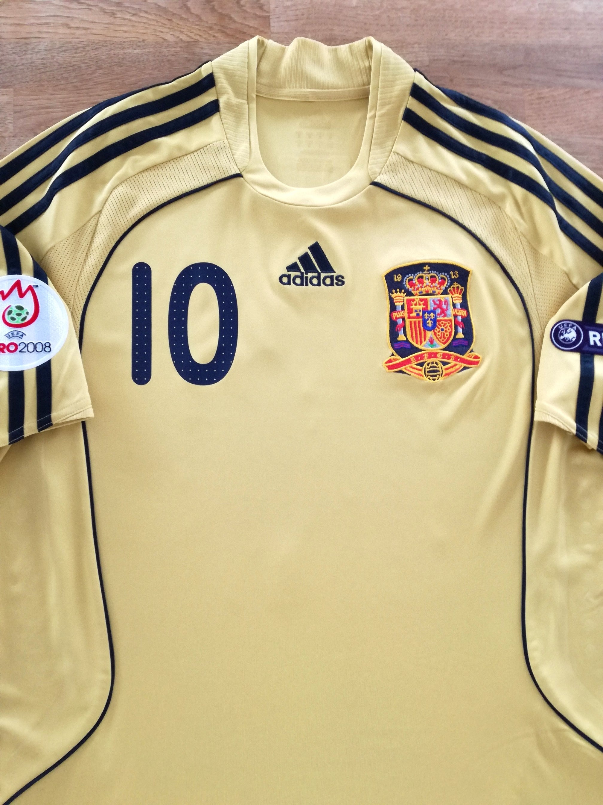 2008 Spain Away European Championship Football Shirt Fabregas #10
