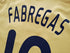 2008 Spain Away European Championship Football Shirt Fabregas #10 (M)