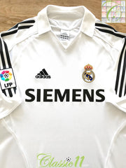 2005/06 Real Madrid Home La Liga Football Shirt