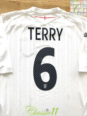 2007/08 England Home Football Shirt Terry #6