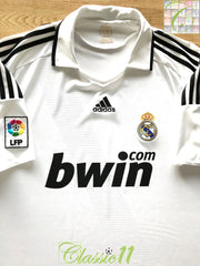 2008/09 Real Madrid Home La Liga Football Shirt
