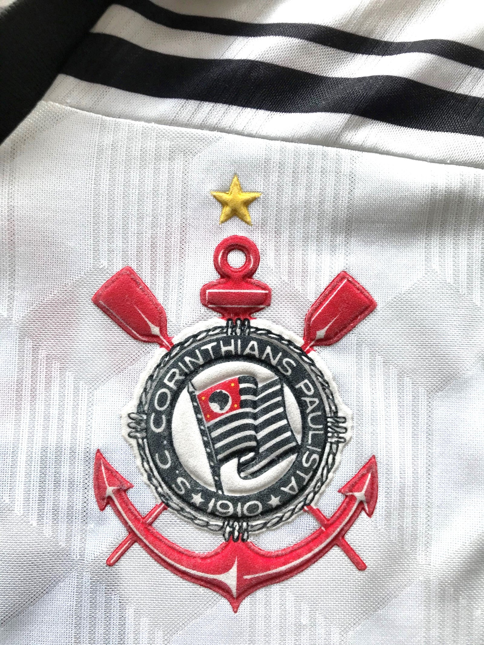 1998 Corinthians Home Football Shirt (Edílson) #10 (XL)