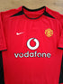 2002/03 Man Utd Home Football Shirt