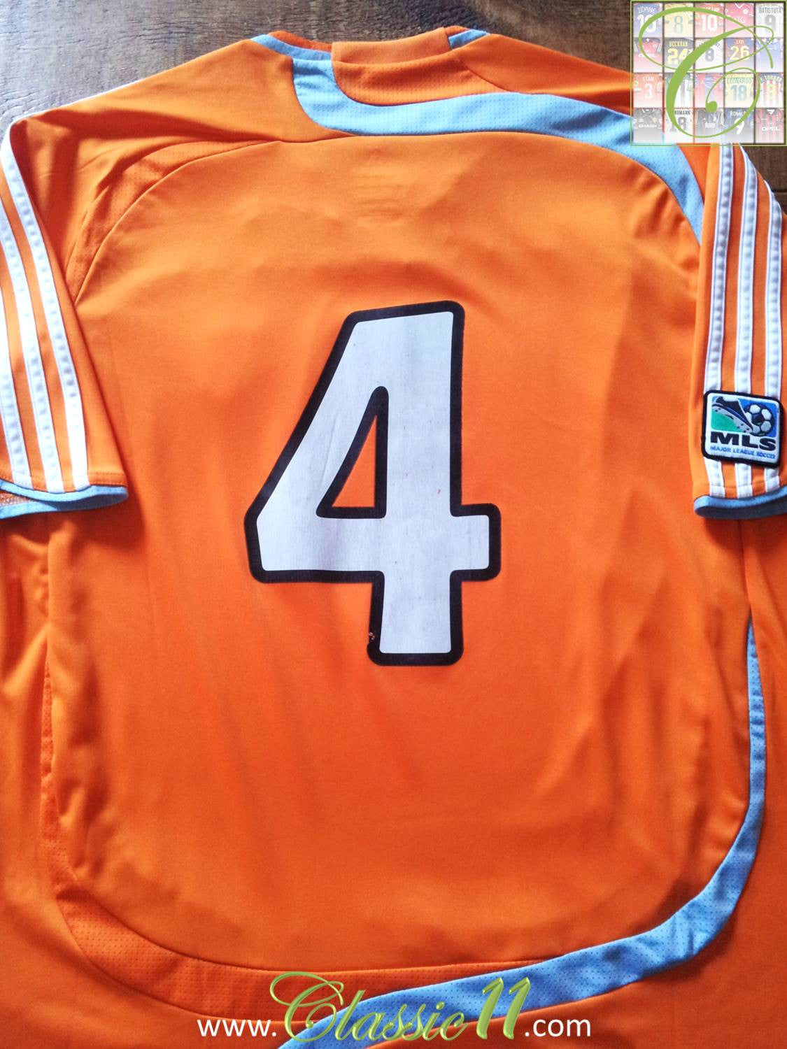 2008/09 Houston Dynamo Home MLS Football Shirt Ianni #4 (L)