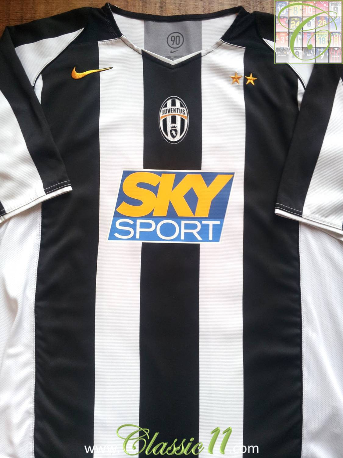 2004/05 Juventus Home Shirt Nedved #11 (S)