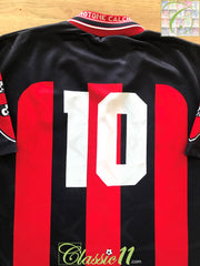 2000/01 FC Crotone Home Football Shirt #10 (XL)