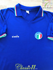 1985-86 Italy Home Football Shirt