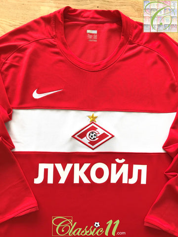 2009 Spartak Moscow Home Player Issue Football Shirt. (XL)