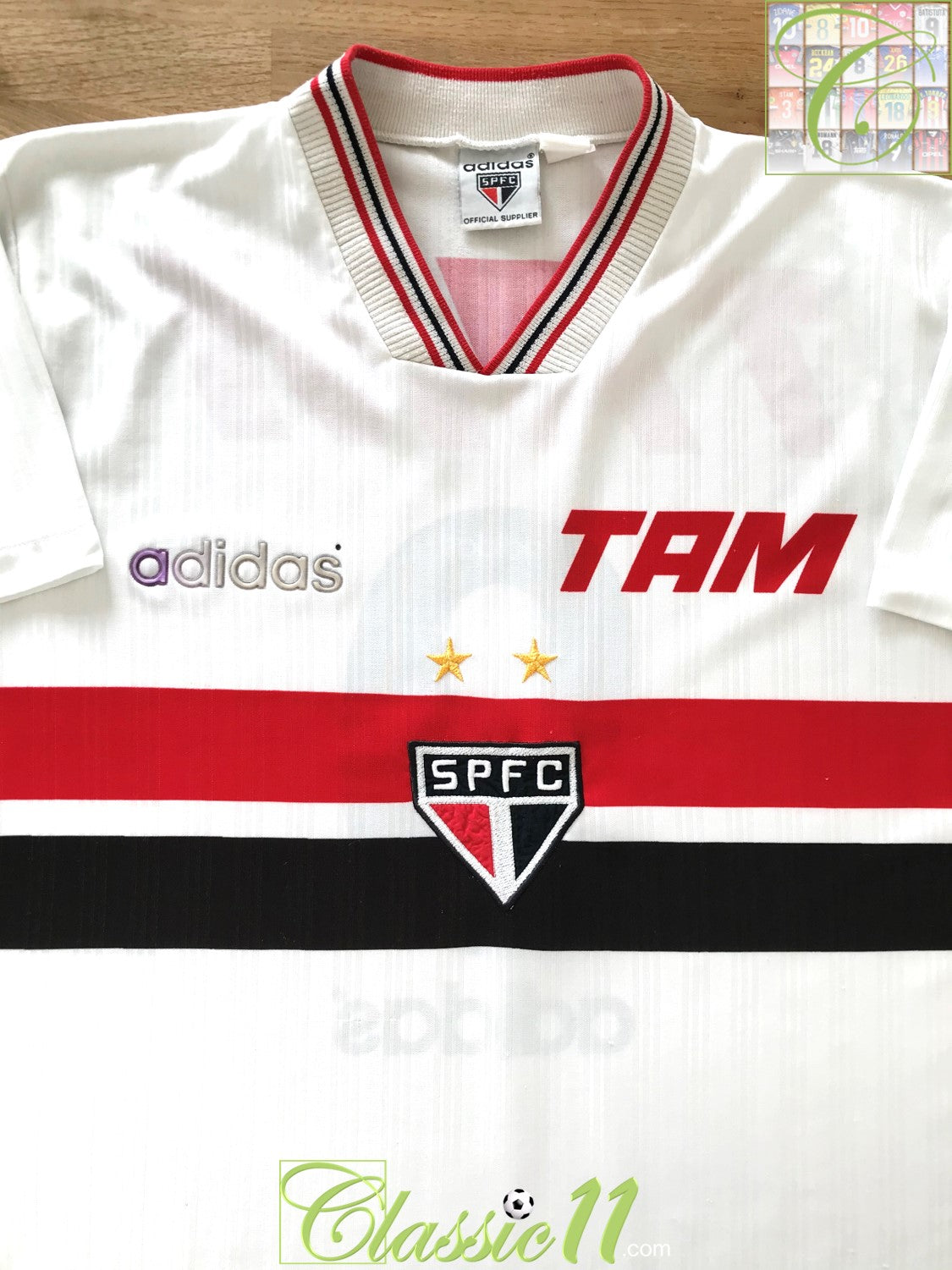 1996 Sao Paulo Home Football Shirt #9 (M)