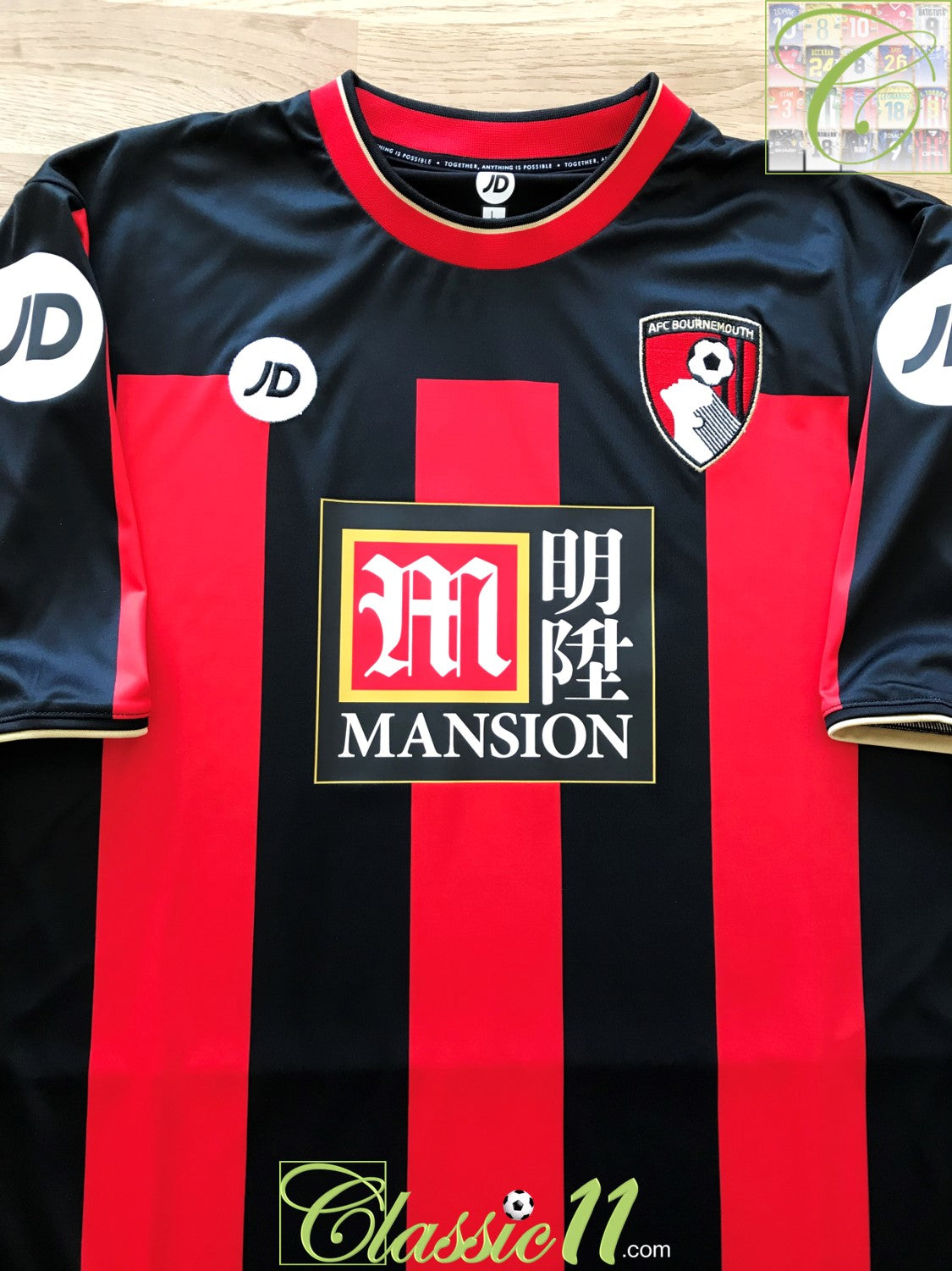 2015/16 Bournemouth Home Football Shirt (L)