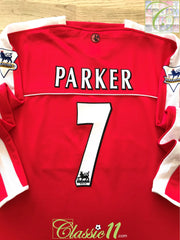 2003/04 Charlton Home Premier League Football Shirt. Parker #7