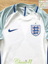 2016/17 England Home Player Issue Football Shirt (S)