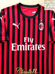2019/20 AC Milan Home Football Shirt