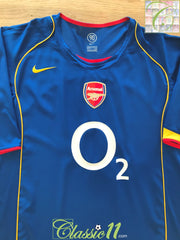 2004/05 Arsenal Away Football Shirt (XXL)