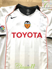 2004/05 Valencia Home La Liga Football Shirt (XL)
