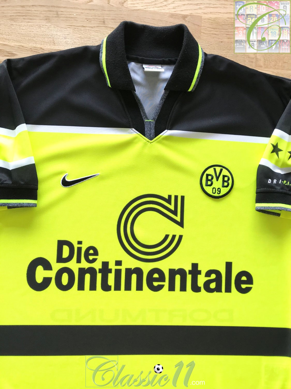 1997 Borussia Dortmund Home Football Shirt