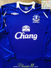 2008/09 Everton Home Premier League Football Shirt Saha #9 (XL)
