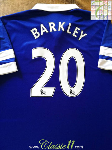 2013/14 Everton Home Premier League Football Shirt Barkley #20 (XL)